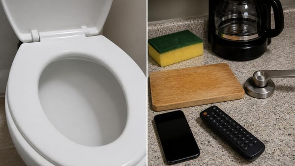 Acht alledaagse voorwerpen in huis die viezer kunnen zijn dan een toilet