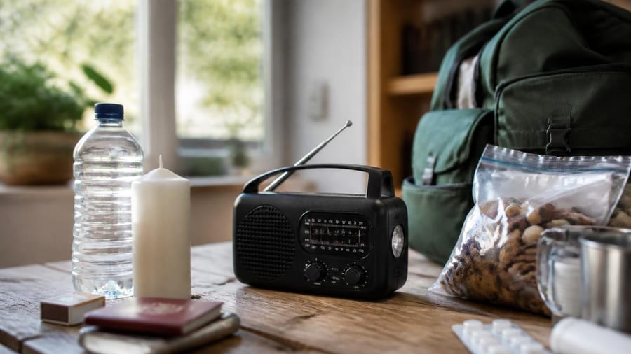 Deze Action noodradio past perfect in je noodpakket
