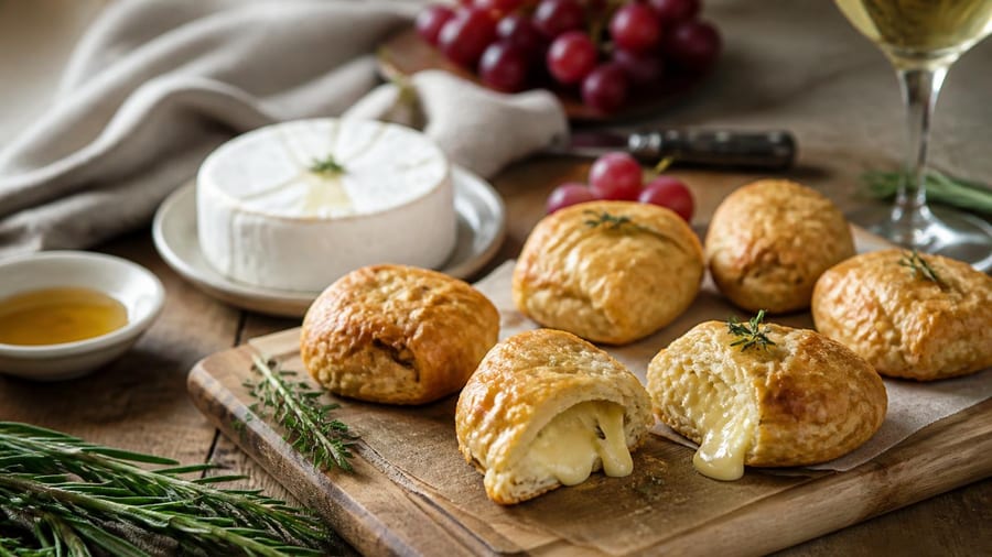 Hét recept voor de luie kok: briehapjes uit de oven met maar 5 ingrediënten