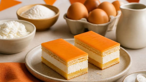 Proberen! Deze eiwitrijke tompouce is laag in calorieën en ideaal voor Koningsdag