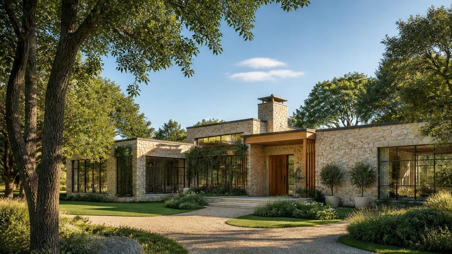 Funda-parel: moderne landelijke villa met parkachtige tuin