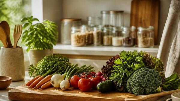 Gezond eten vraagt minder inspanning dan je denkt. Met een overzichtelijke keuken, herbruikbare ingrediënten en eenvo…