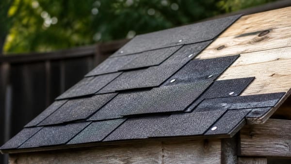 In 8 stappen dakshingles leggen op het tuinhuis of terras