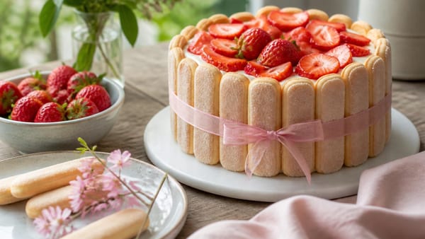 Hét makkelijkste dessert voor de lente: zo maak je dit heerlijke aardbeientaartje met lange vingers