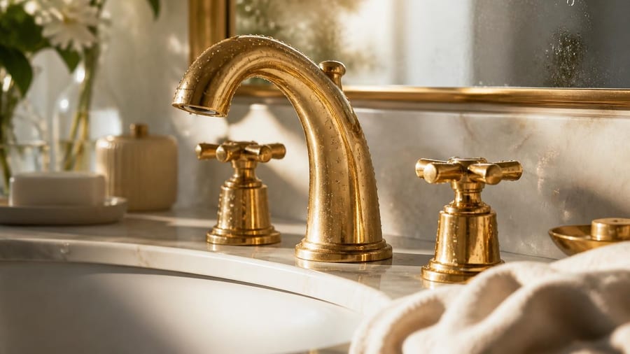 Messing kranen in de badkamer? Dit dagelijkse klusje scheelt je veel schoonmaakwerk