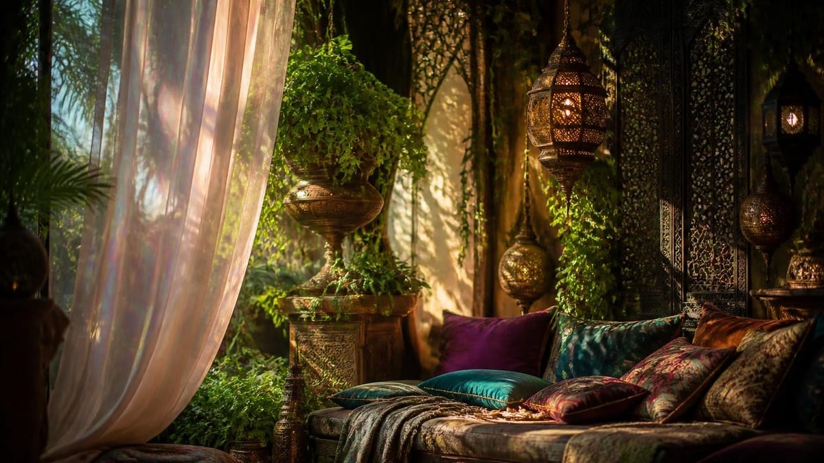 De woontrend Escapism transformeert je interieur tot een dromerige vluchtplaats. Ontdek hoe je thuis een wonderwereld