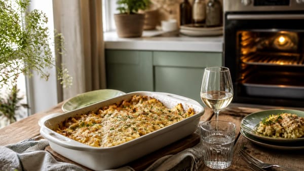Ovenschotel-geluk: met deze romige visschotel tover je je eettafel om tot een klein feestje