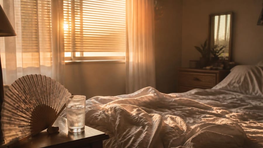 Slaapkamer veranderd in een sauna? Dit trucje helpt je vannacht wel te slapen