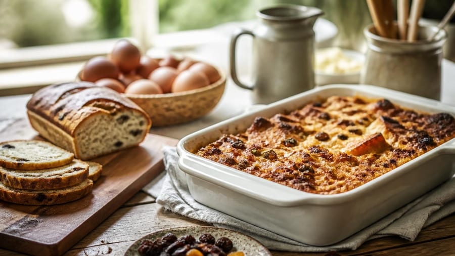 Snel, simpel en ontzettend lekker: onze favoriete suikerbroodpudding met fruit