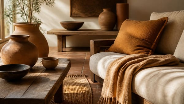 Dit doen warme aardse kleuren direct met de sfeer in huis