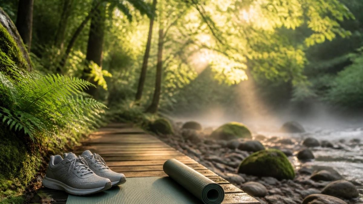 Walking yoga combineert wandelen met ademwerk en lichte stretches. Ontdek hoe deze trend werkt en wat het jou kan bie