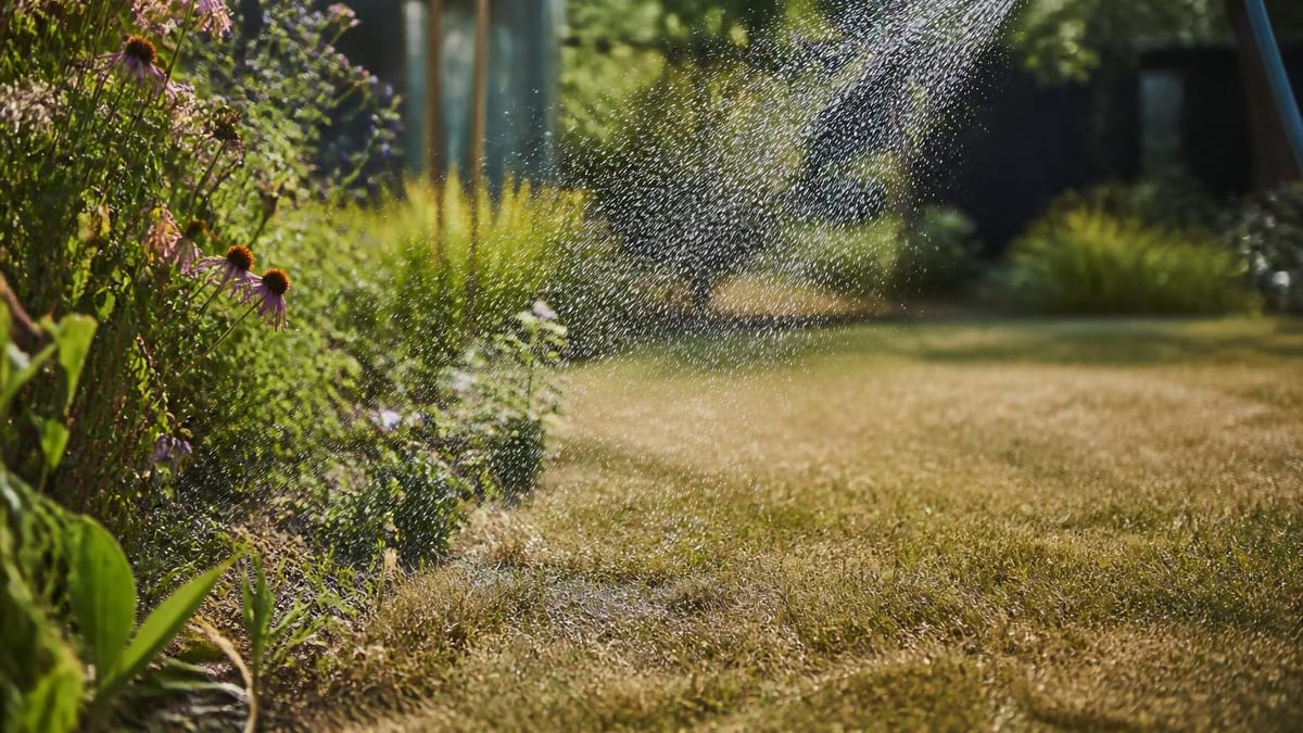 Minder water geven dan je denkt: waarom je tuin en gazon juist baat hebben bij een spaarzame sproeistrategie tijdens