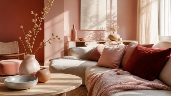 Roze in huis durven? Van poederroze tot terracotta: ontdek hoe verschillende rozetinten je interieur transformeren.
