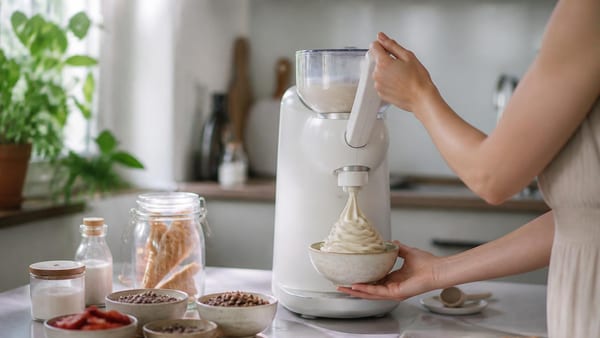 Nooit meer in de rij bij de ijssalon: met deze handige machine maak je de romigste softijsjes gewoon zelf