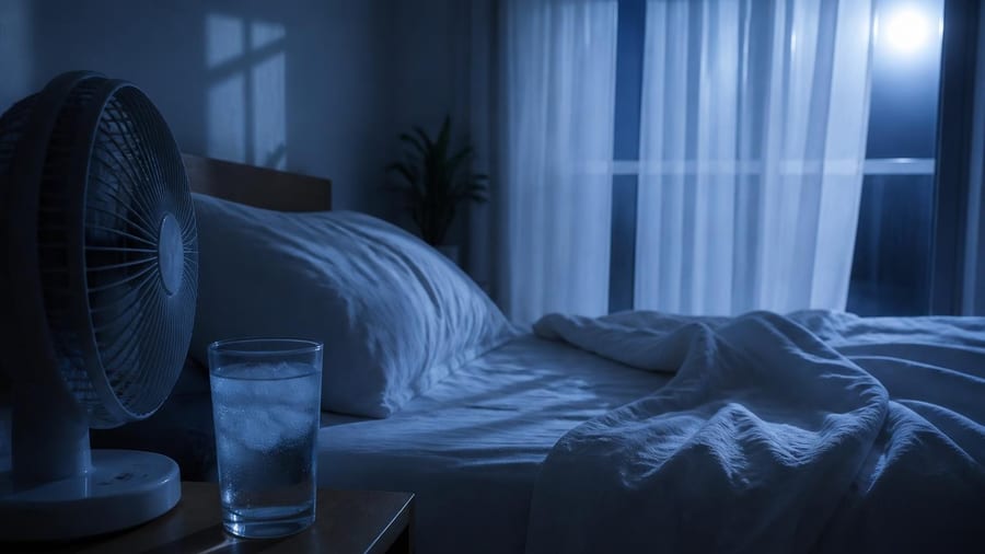 Zo naar bed? Deze trucs helpen tegen een plakkerige nacht